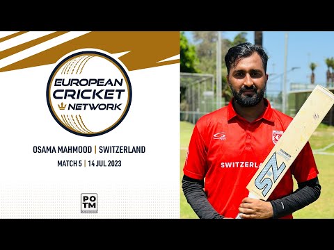POTM: O.Mahmood - LUX vs CHE | Highlights | Valletta Cup T20Is | 14 July 2023 | ECN23.034