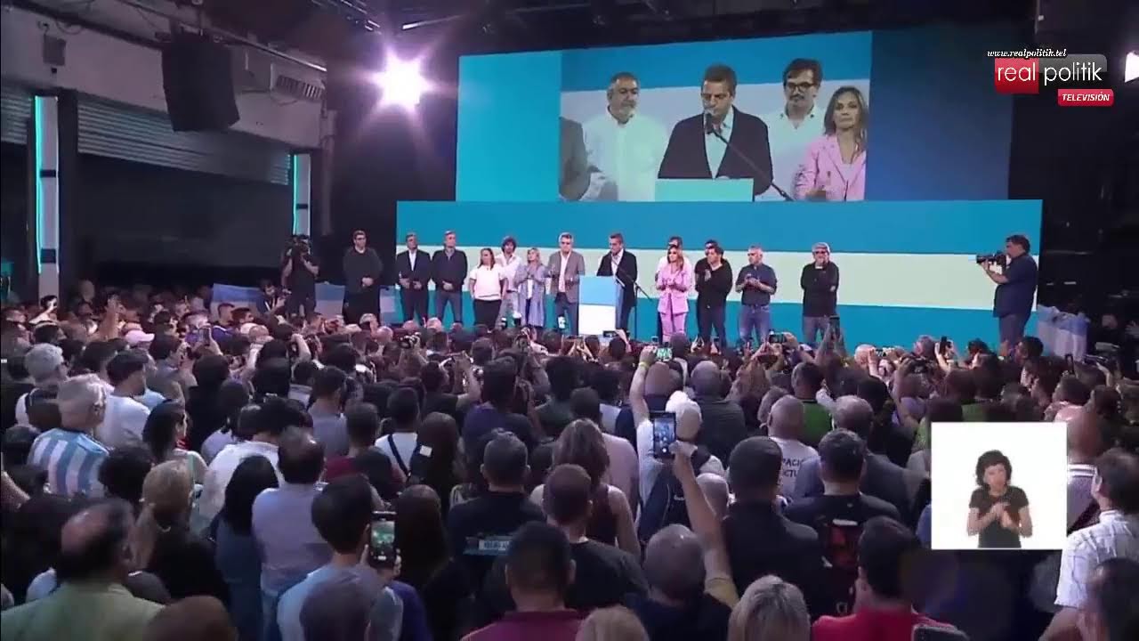 Sergio Massa: "Milei es el nuevo presidente"