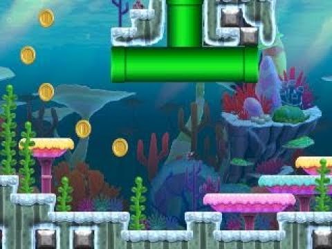 [NSDBU] 1-5 Cashew Canals ⚡️ by Steven ⚡️ SUPER MARIO MAKER Raw GAMEPLAY