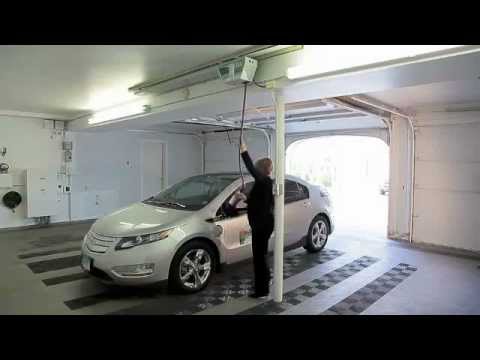 Overhead Garage Electric Vehicle Charger by EVSE LLC
