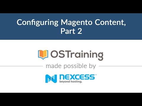 Magento 2 Beginner Class Lesson 7 Configuring Magento Content Part 2
