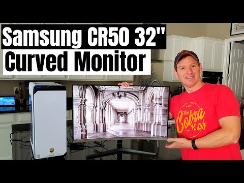 SAMSUNG 32" CURVED MONITOR C32R502FH - REVIEW & UNBOXING! BEST BUDGET GAMING MONITOR?