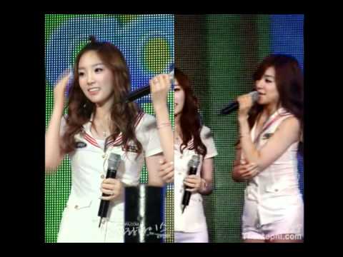 [TaeNy #29] Tiffany fancam 090801. Taeyeon patting Tiffany
