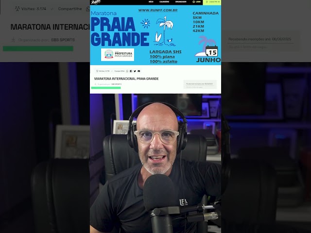 Mais uma maratona em São Paulo!