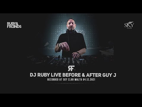 DJ Ruby Live Video Set Before & After Guy J at Ruby&friends, Sky Club Malta 04.12.21