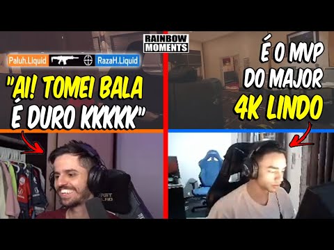 PALUH DELETANDO O RAZAH, LEVY DANDO AULA DE MOOZIE E MAIS - MELHORES MOMENTOS LIVES R6 + BR6