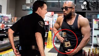 РАШЕН ГАНГСТЕР ВОРУЕТ БУХЛИШКО (ПРАНК)