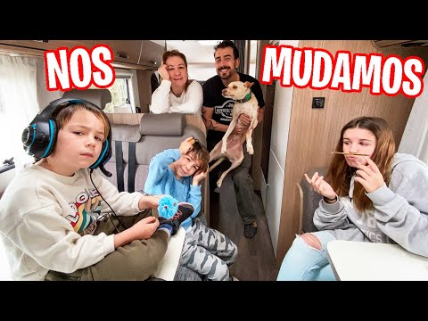 FAMILIA NUMEROSA 👨‍👩‍👧‍👦 ¡¡NOS MUDAMOS a una CASA RODANTE!! // Autocaravana familliar