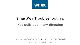 SmartKey Troubleshooting: Key pulls out in any direction
