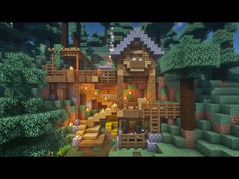 Minecraft : Mountain House : Mountain House On Stilts