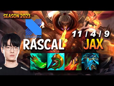 DRX Rascal JAX vs K'SANTE Top - KR Ranked