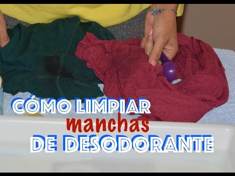 No más manchas de desodorante