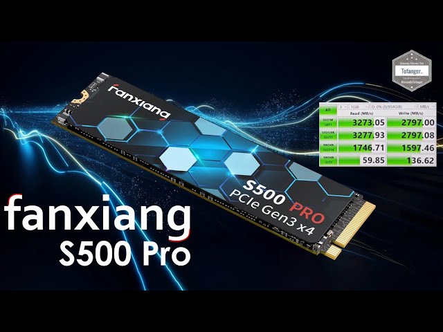 Vídeo relacionado con fanxiang SSD M.2- SSD 256GB NVMe PCIe Gen3x4 2280, hasta 3400 MB/s, M.2 256GB NVMe con Pasta térmica de grafeno,caché SLC 3D NAND TLC,Discos Duros Sólidos Internos