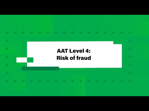 AAT | Study Support Session - Risk of Fraud