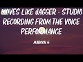 Maroon 5 - Moves Like Jagger - Studio Recording From The Voice Performance (Lyrics)