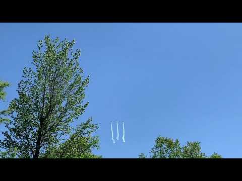 RV flyover for Mike Morris