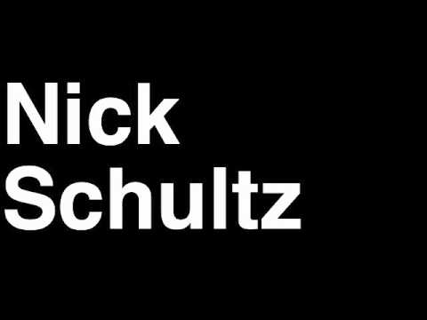 How to Pronounce Nick Schultz Edmonton Oilers NHL Hockey Player Runforthecube