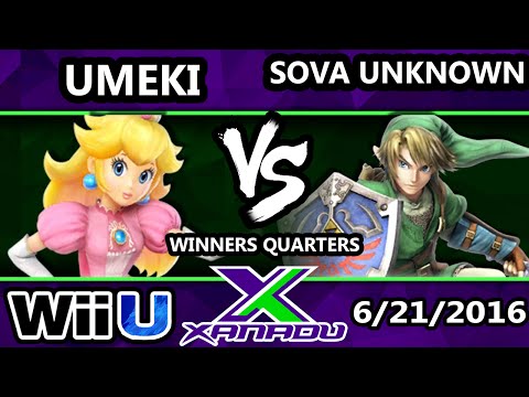 S@X 155 - Umeki (Peach) Vs. Sova Unkown (Link) SSB4 Winners Quarters - Smash Wii U - Smash 4