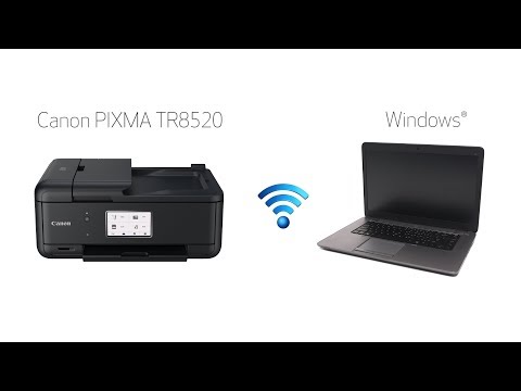 Thumbnail for Setting up Your Wireless Canon PIXMA TR8520 - Manual Connect with a Windows Computer