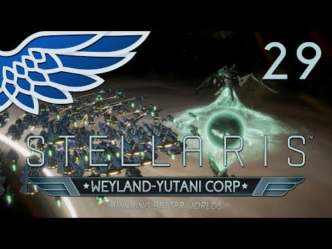 STELLARIS MEGACORP 2.2 | L-Gate Fleet Part 29 - Weyland Yutani Let's Play Gameplay
