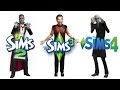 Sims 2 Vs Sims 3 Vs Sims 4 Vampires Part 1