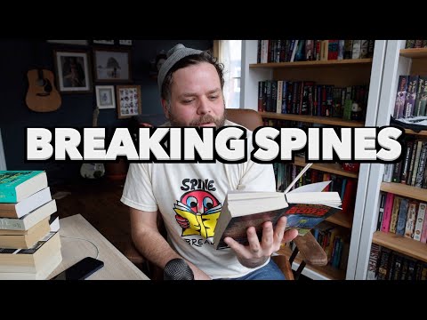 Breaking Book Spines Is Fun And Healthy