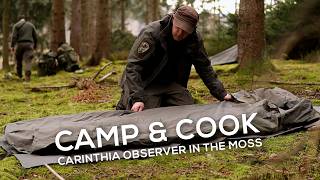 Übernachtung im Moos – Kochen und Campen mit dem Carinthia Observer als Biwaksack