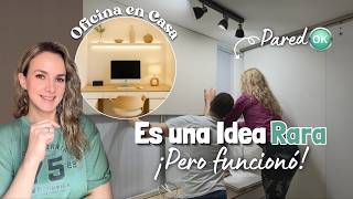 🛠️Ep.1:Remodelando ESTUDIO Sin Obras✨: Hicimos PARED de DRYWALL SIN Experencia😱 / Paso a Paso