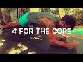 🔥4 FOR THE CORE! | BJ Gaddour Bodyweight Abs Workout Core Exercise