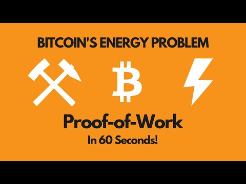 What is Proof-of-Work? Bitcoin Mining Explained in 1 Minute!