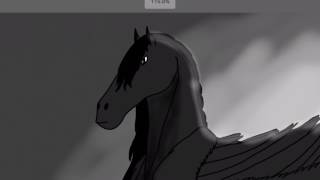 :The Guardian Herd :Night Wing speed paint: