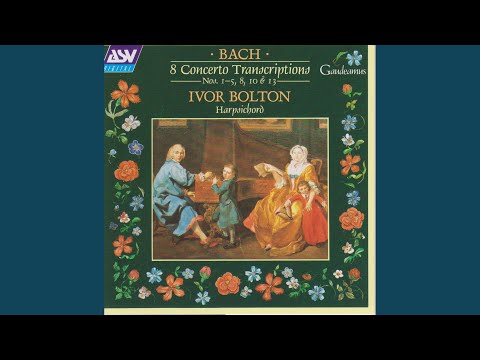 J.S. Bach: Concerto in C Major, BWV 976 (after Vivaldi RV 265) - 1. Allegro