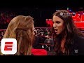 Ronda Rousey Gets Confrontational With Triple H And Stephanie McMahon At Elimination Chamber ESPN