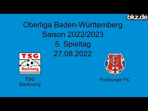 Fußball-Oberliga: TSG Backnang - Freiburger FC