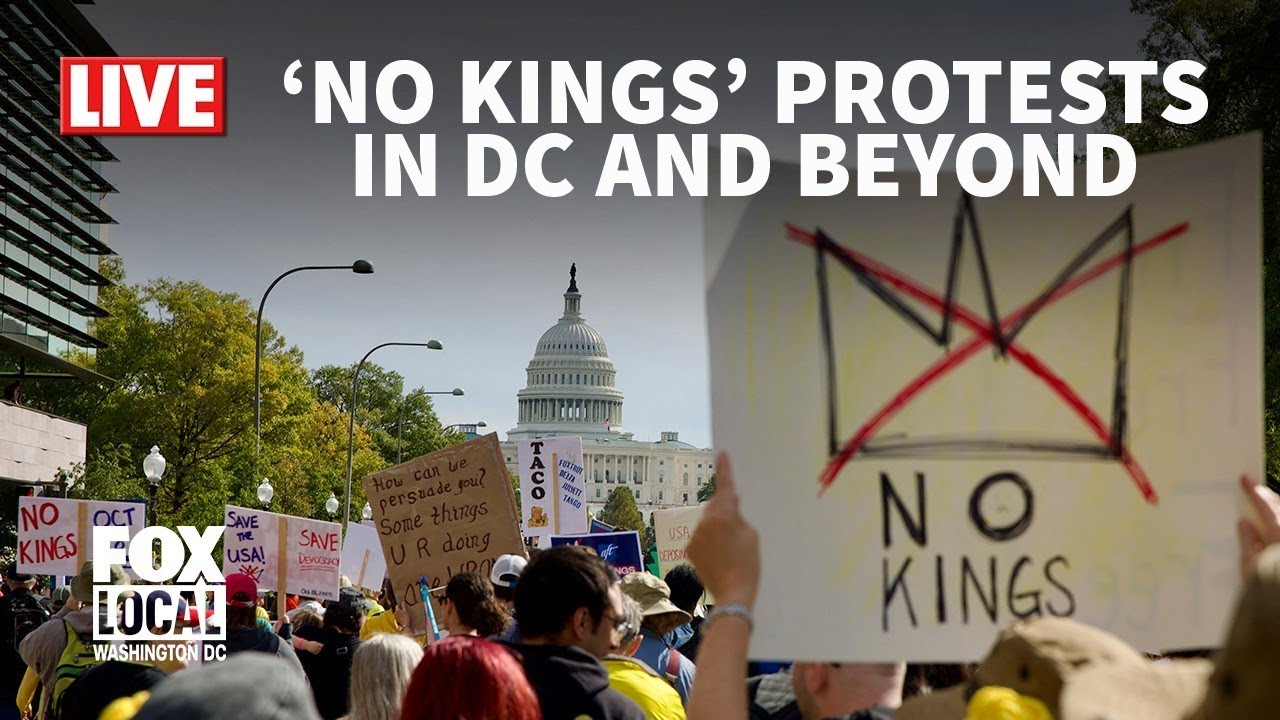 LIVE: 'No Kings' protests in DC and beyond