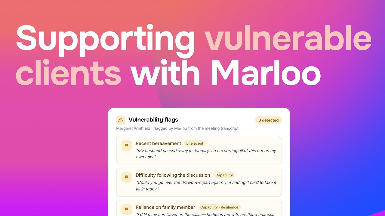 Supporting a vulnerable client in Marloo, with Barnie