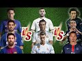 Messi-Suarez-Neymar VS Bale-Benzema-Ronaldo VS Zlatan-Di Maria-Cavani - Comparison💪
