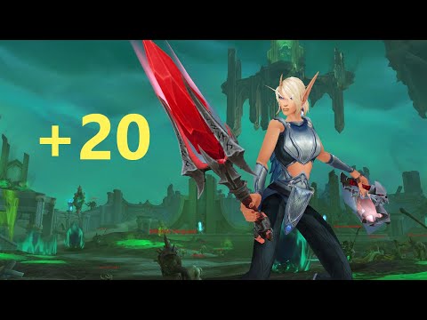 Nekrotische Schneise +20 | WoW Shadowlands 9.1.5 M+ Dungeon Commentary - Gebrechen Hexenmeister