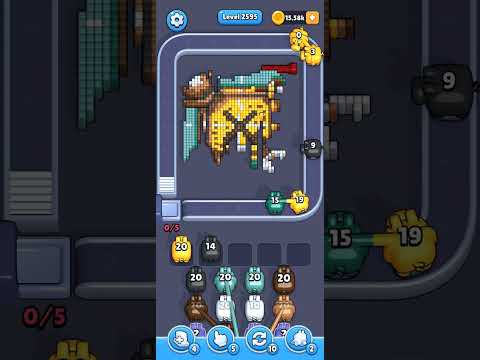 Pixel Flow Level 2595 Walkthrough