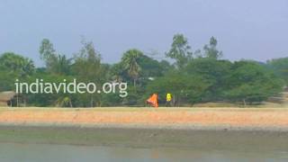 Village house near Brahmaputra river, West Bengal