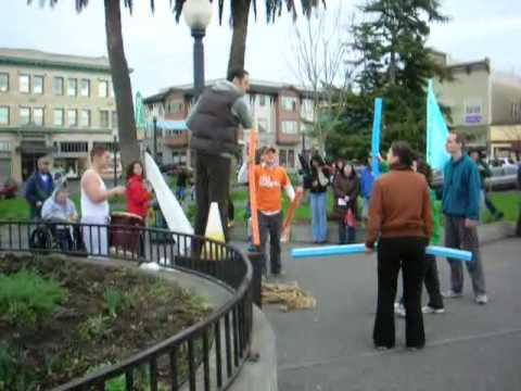 Martin Luther King Day 2010 Celebrated on Arcata Plaza