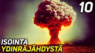 10 HISTORIAN VOIMAKKAINTA YDINRÄJÄHDYSTÄ
