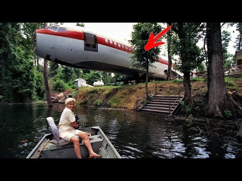 Frau kauft ein Boeing 727-Flugzeug und verwandelt es in ein unglaubliches Haus