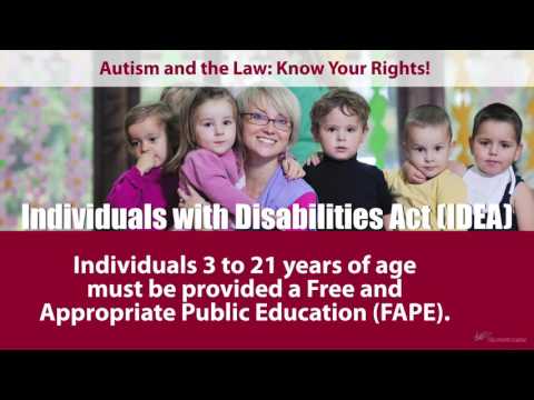 Autism and the Law: Know Your Rights!