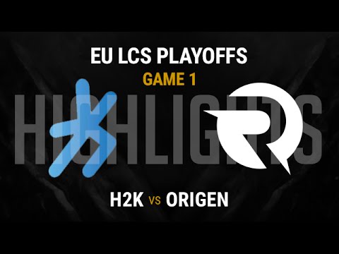 Origen vs H2K Highlights Game 1 - Semi-final EU LCS Playoffs 2016 - OG vs H2K G1
