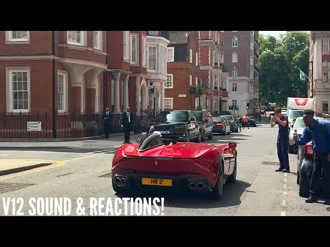 $2M Ferrari Monza SP1 Leaves London SPEECHLESS W/ BRUTAL Acceleration!