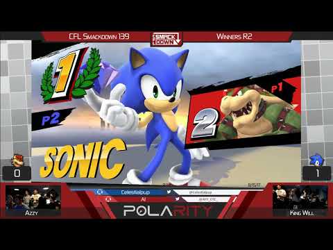 CFL Smackdown 139 WiiU - Azzy (Bowser) vs King Will (Sonic) - Winners R2