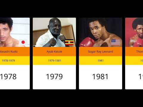 All Lineal Light Middleweight World Champions - 1962 2024