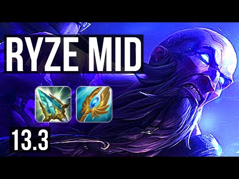 RYZE vs SYNDRA (MID) | Rank 4 Ryze, 4/2/10 | TR Grandmaster | 13.3