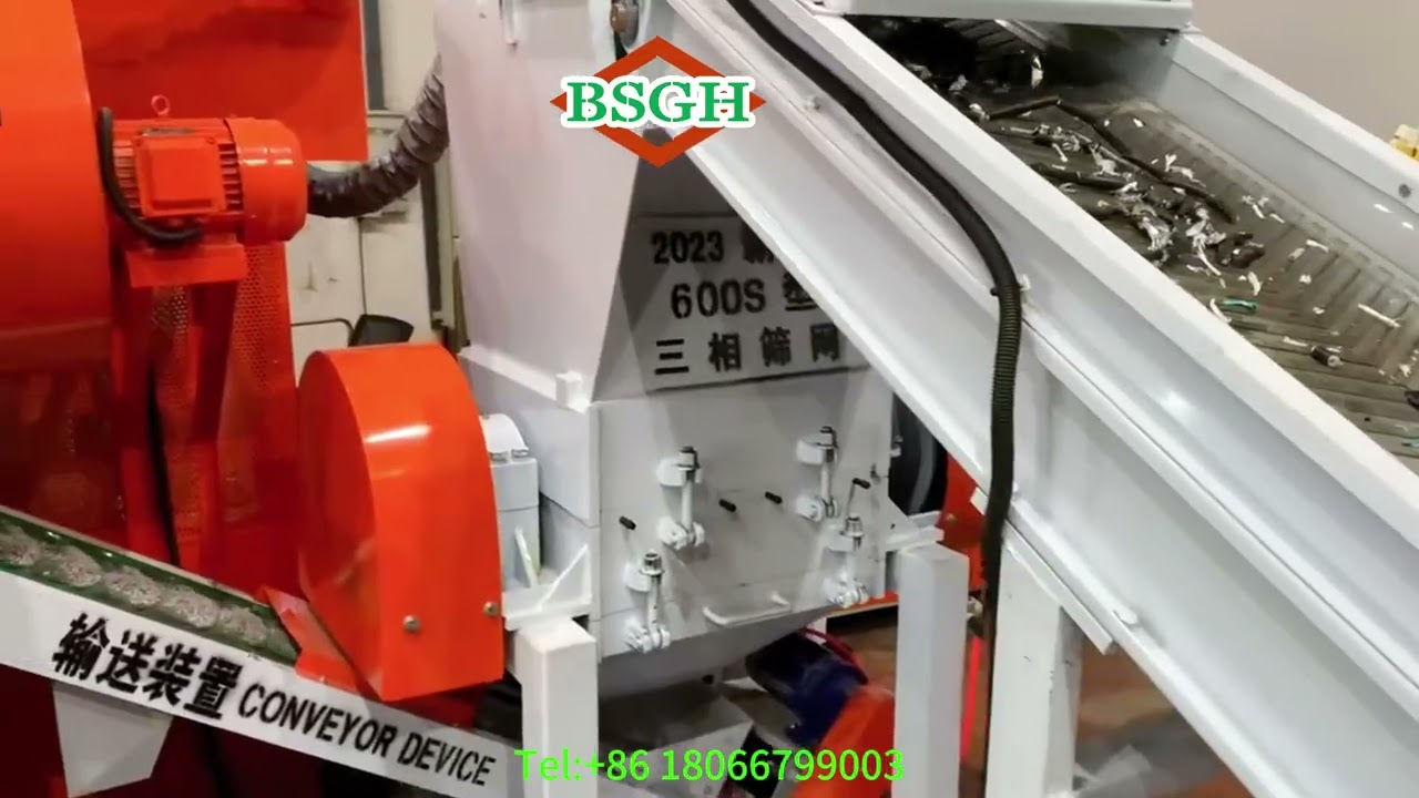 Copper Granulator Feedback: Middle Capacity BS-N130 Scrap Cable Recycling Machine (400~700kg/h)